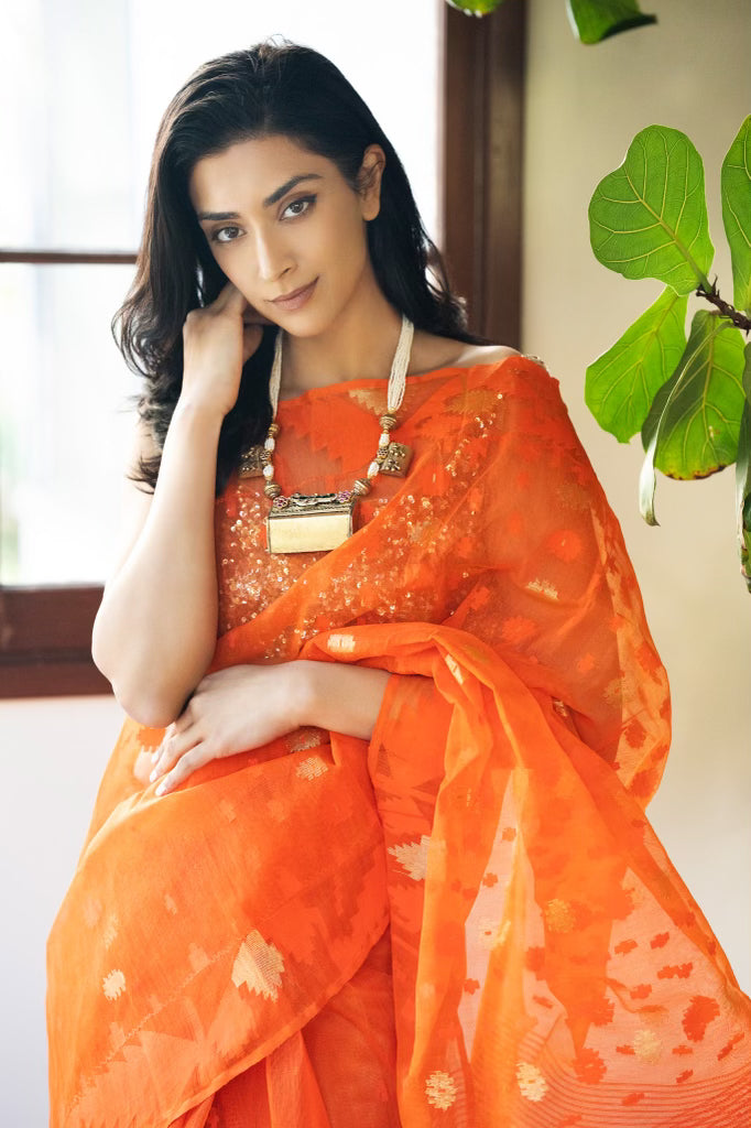The Sun Kissed Jamdani Saree