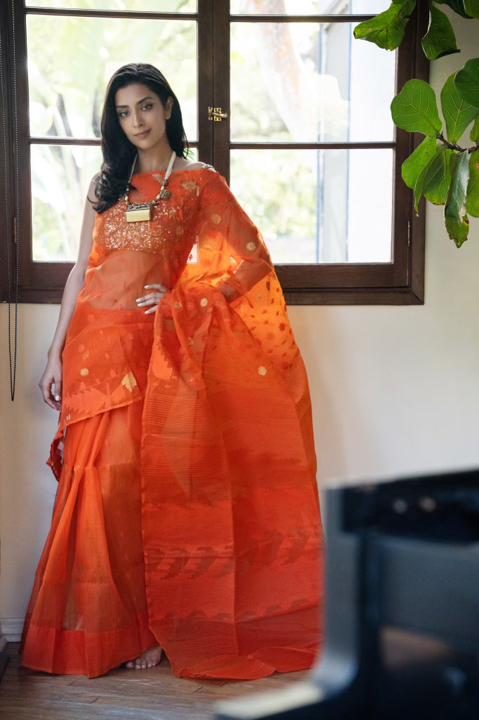 The Sun Kissed Jamdani Saree
