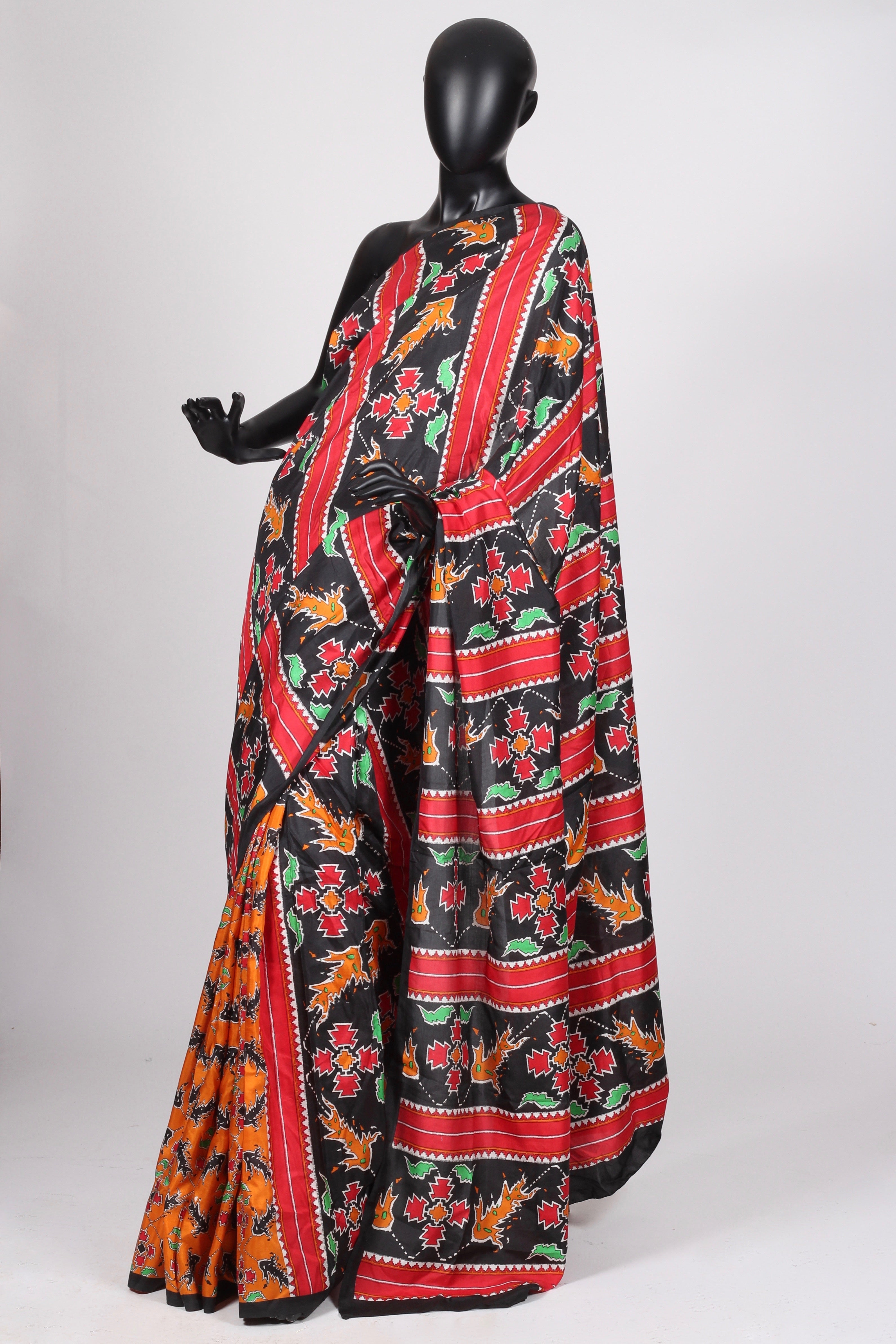 Ananda Silk Print Saree