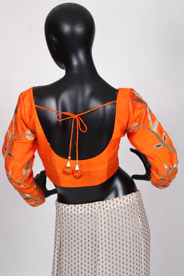 Orange Couture Blouse