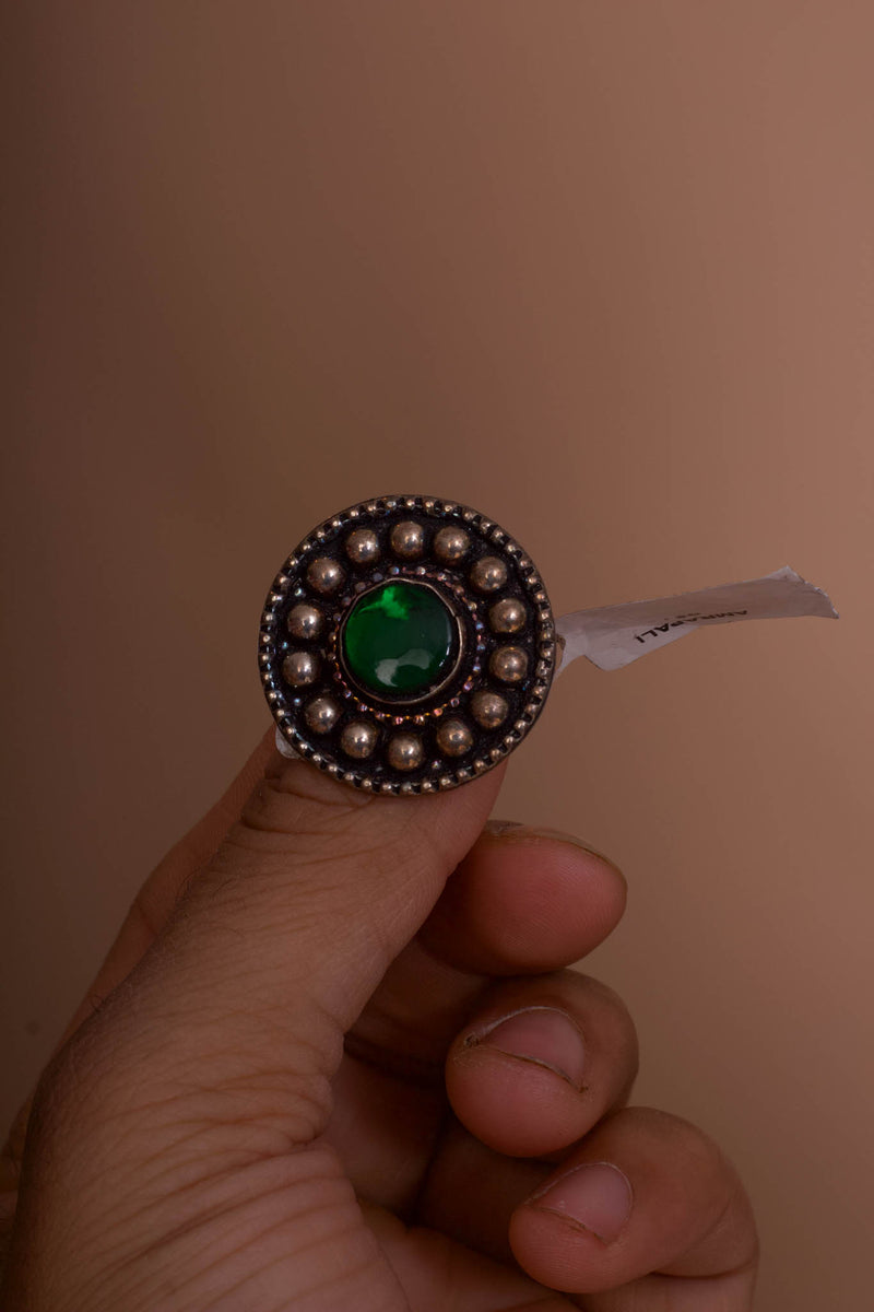 Silver Gold Plated Ring