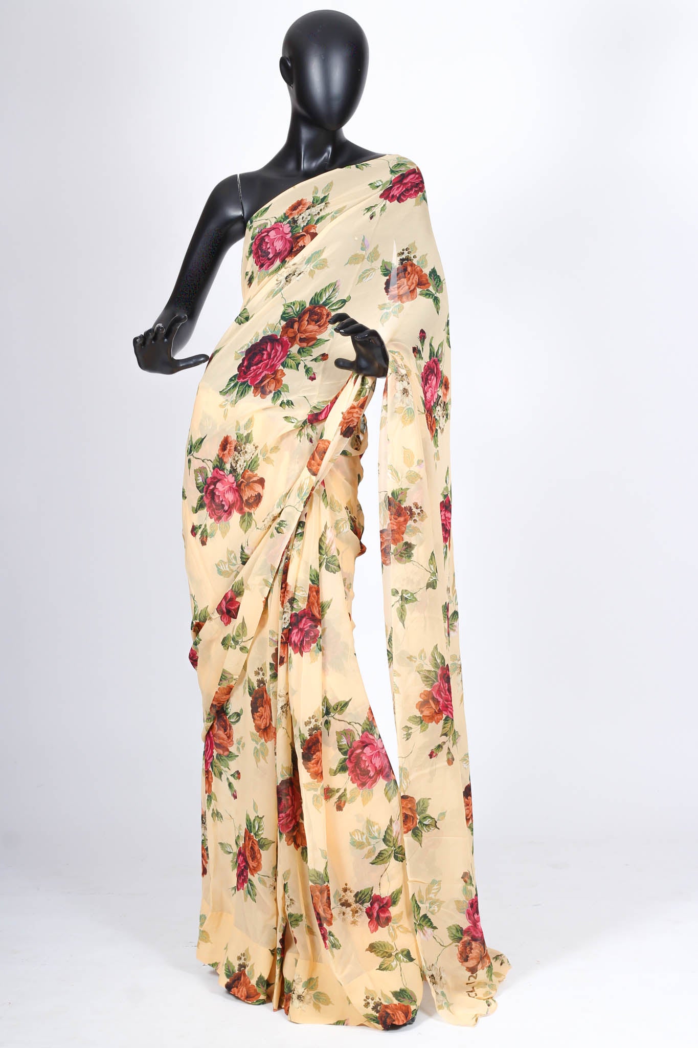 Printed Georgette Saree