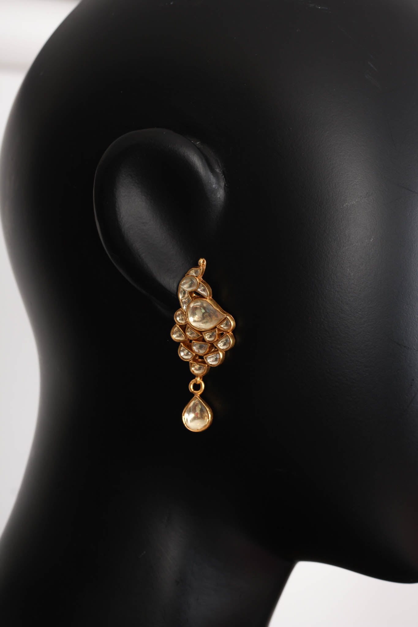 Silver Gold Plated Amrapali Peacock Necklace Set