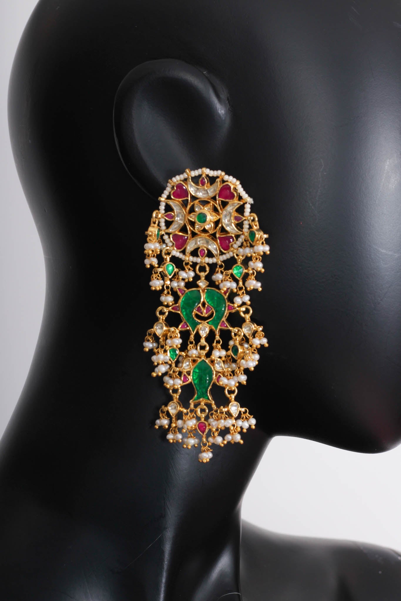 SIlver Gold Plated Amrapali Earrings