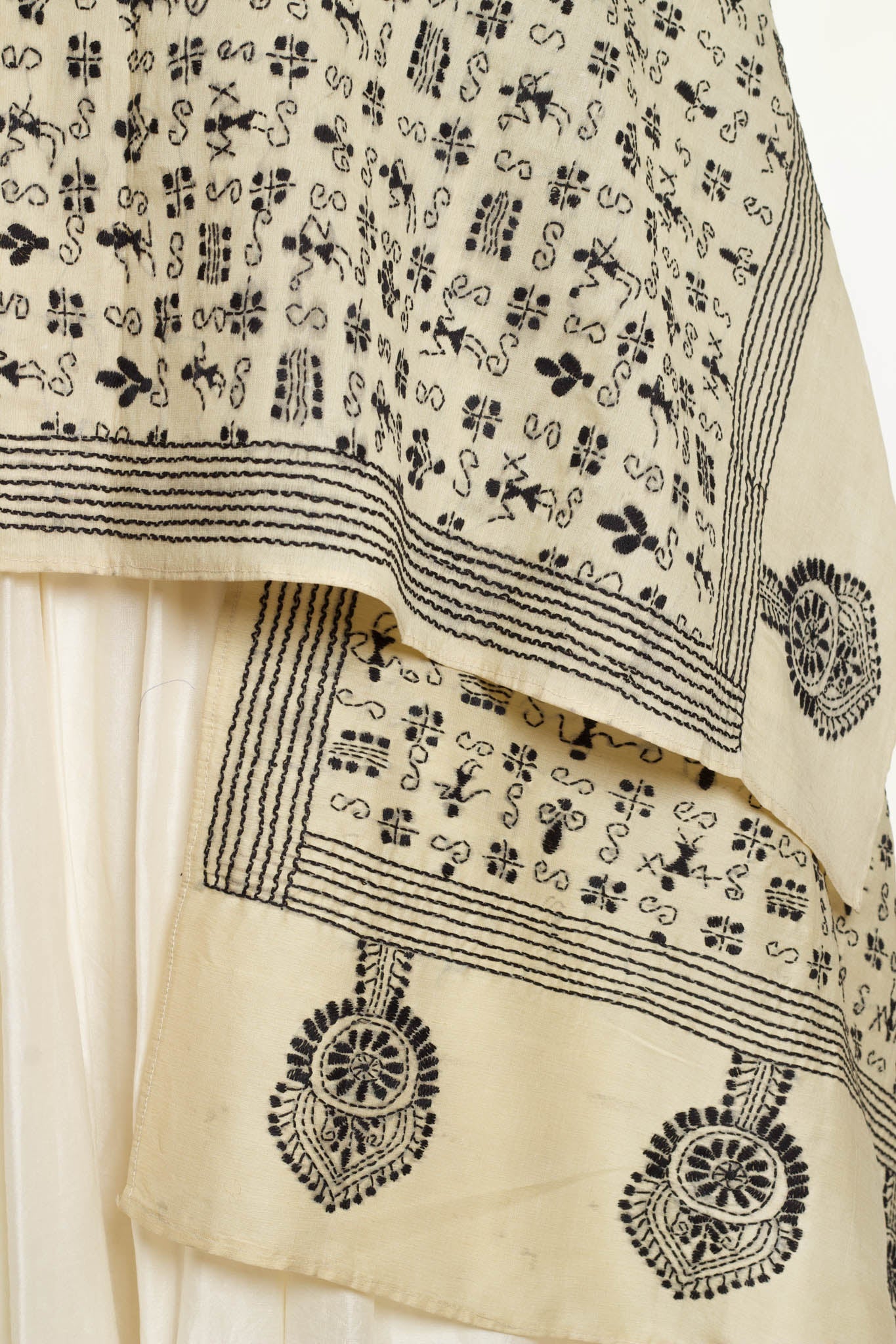Off-White Kantha Stole