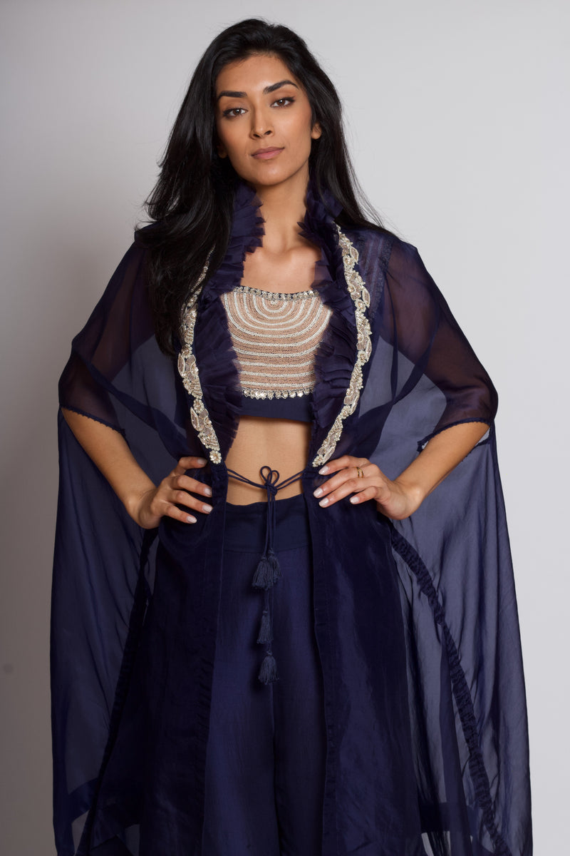 Anamika Khanna Crop Top Skirt Set
