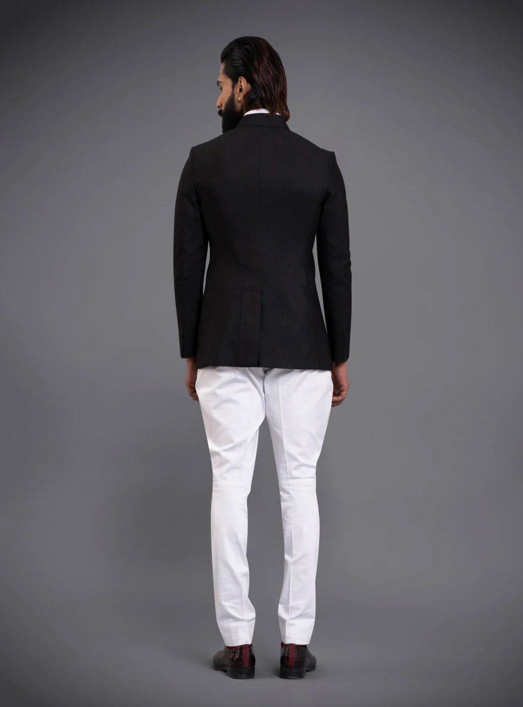 The Pintucked Bandhgala Jacket