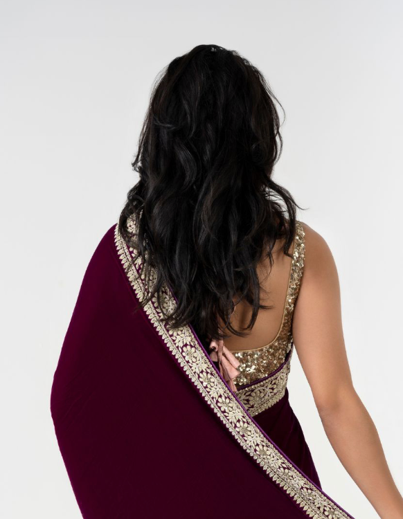Sleeveless Glitter Blouse