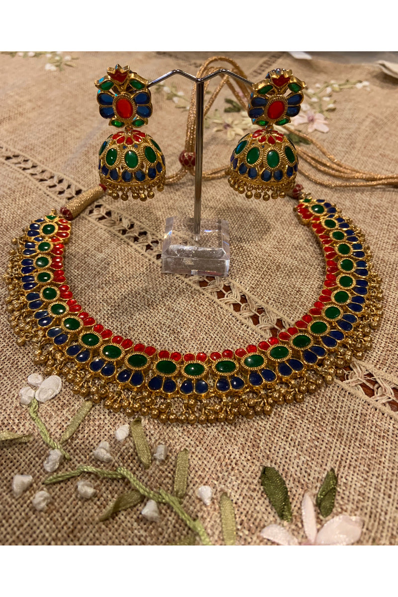 Empress Glass Necklace Set