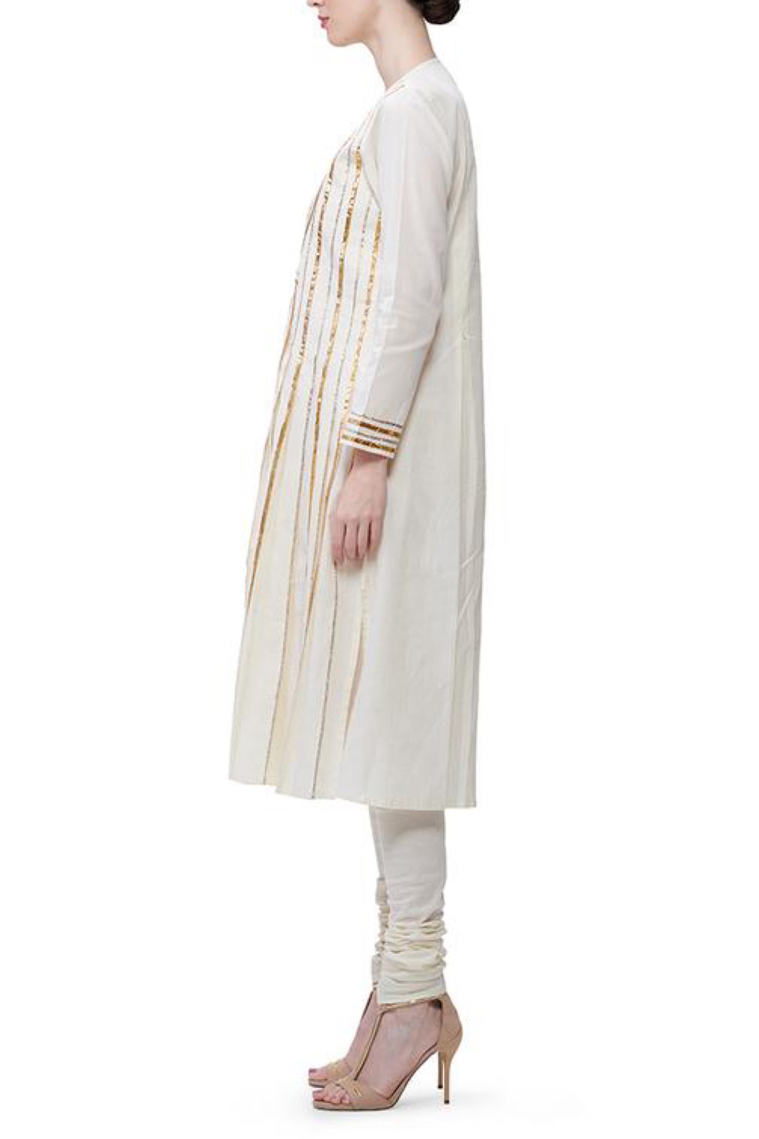 PLEATED YOKE KURTA