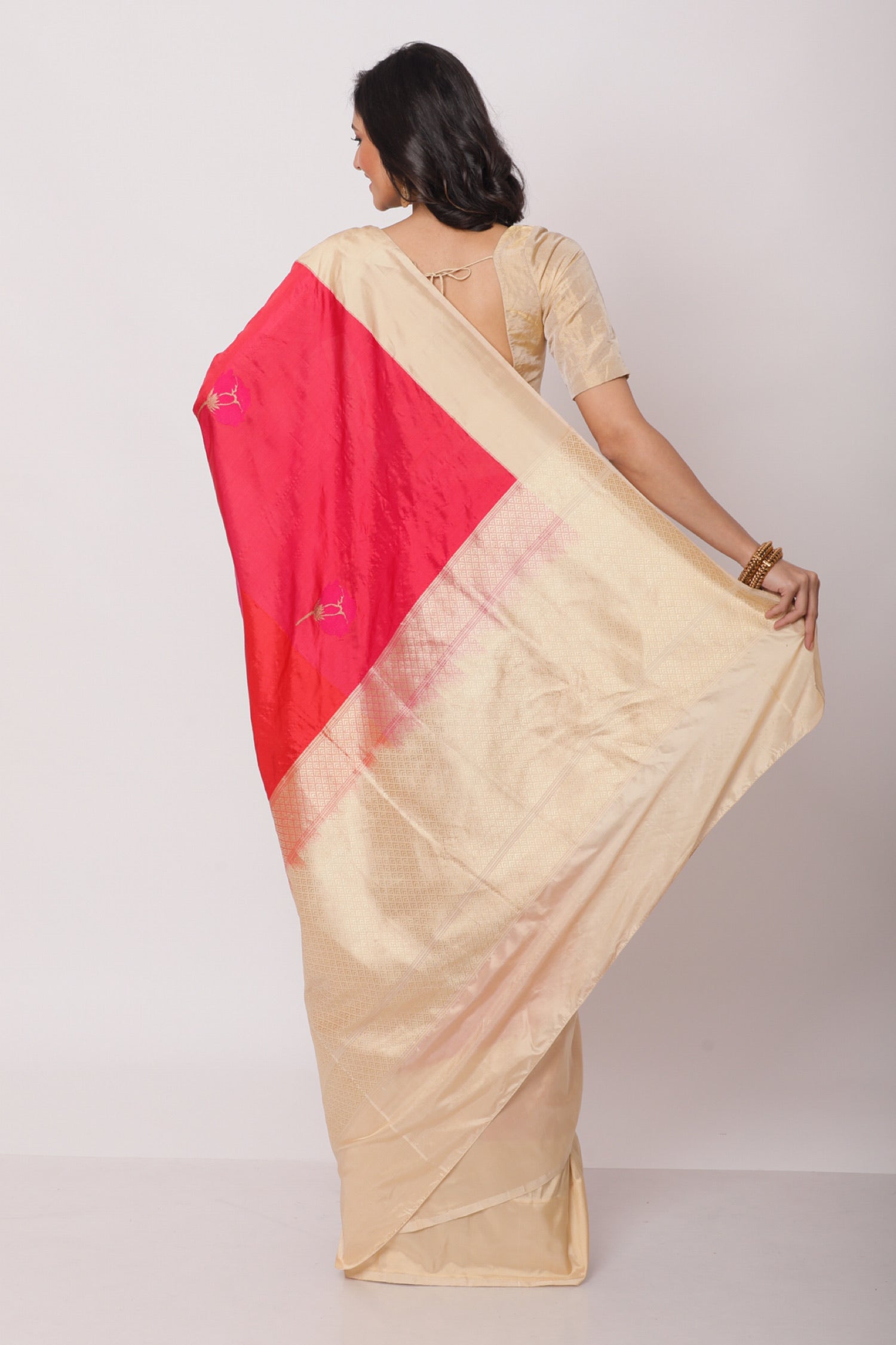 Rohini kanjiveram silk saree