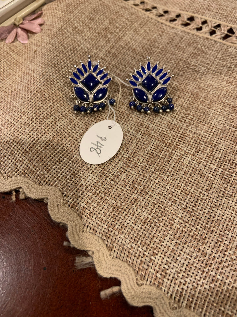 Silver Amrapali Earrings