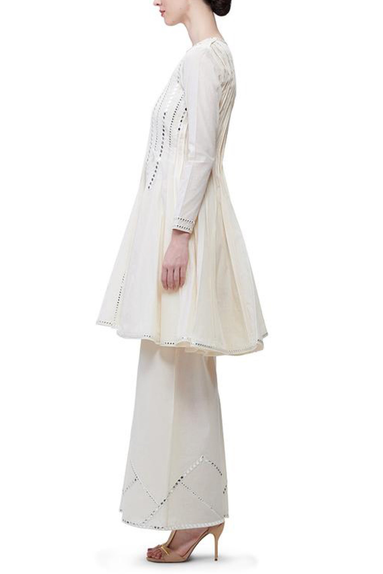 OFFWHITE MULTIKALI KURTA