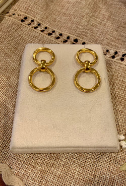 Silver Gold Plated Amrapali Earrings
