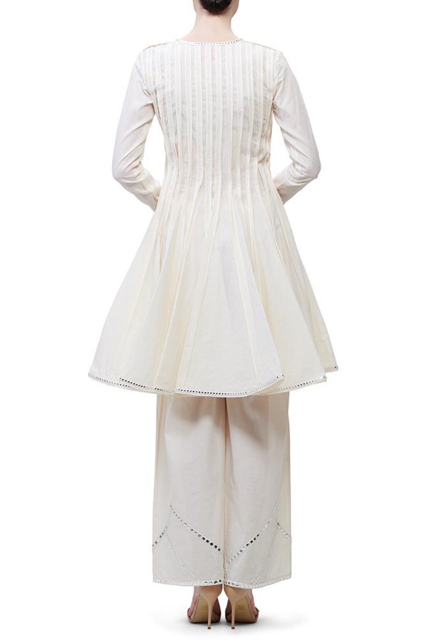 OFFWHITE MULTIKALI KURTA